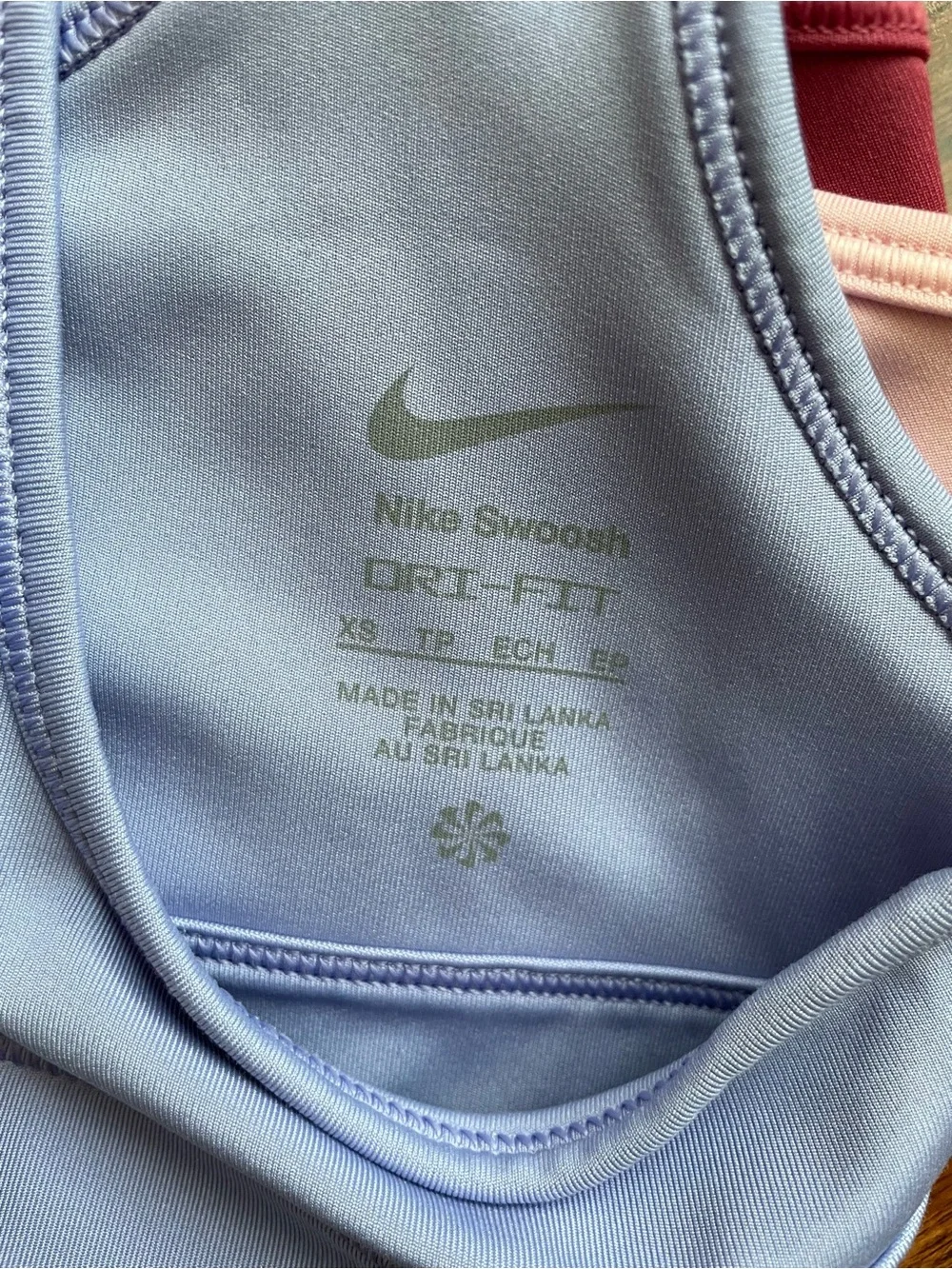 Nike Swoosh DRI-FIT girl sport bra size XS